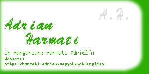 adrian harmati business card